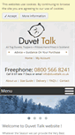 Mobile Screenshot of duvettalk.co.uk